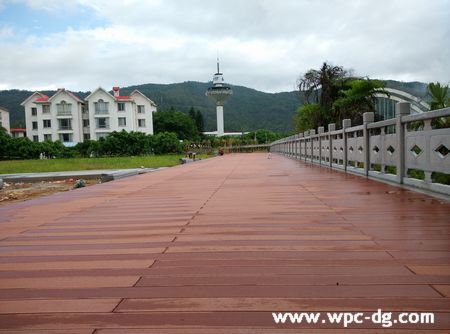 惠州三和國際花園塑木地板